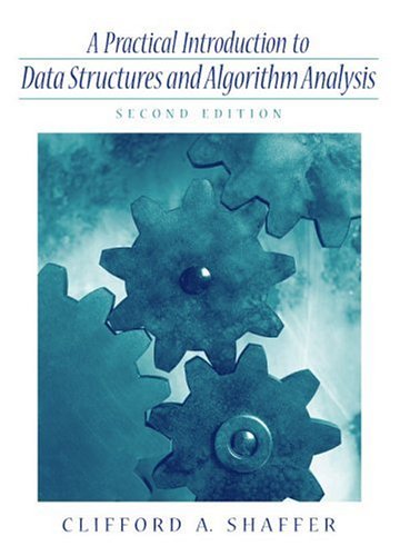 Large book cover: A Practical Introduction to Data Structures and Algorithm Analysis