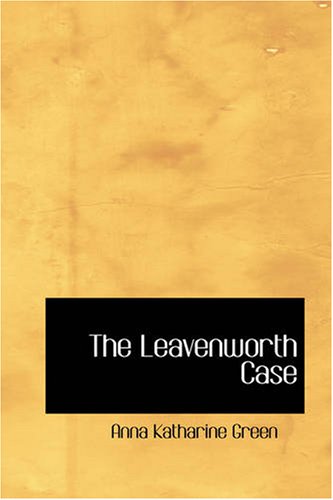 Large book cover: The Leavenworth Case