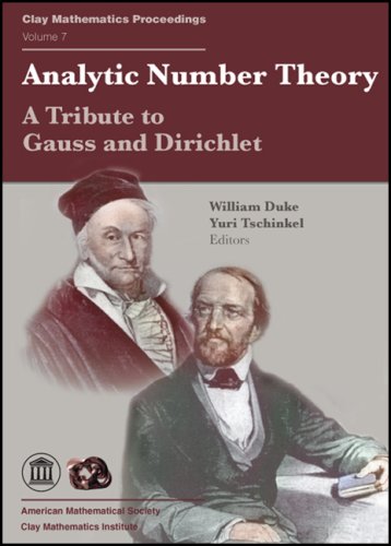 Large book cover: Analytic Number Theory: A Tribute to Gauss and Dirichlet