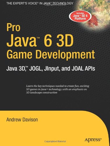 Large book cover: Pro Java 6 3D Game Development