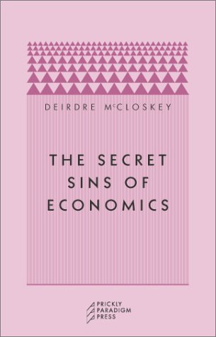 Large book cover: The Secret Sins of Economics