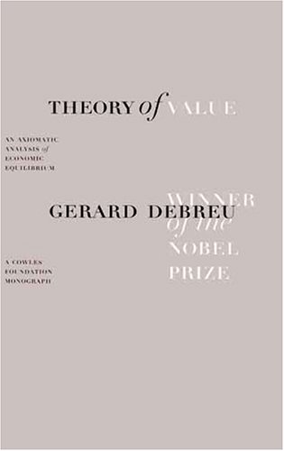 Large book cover: Theory of Value: An Axiomatic Analysis of Economic Equilibrium