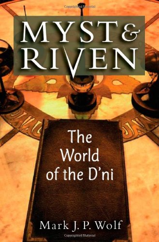 Large book cover: Myst and Riven: The World of the D'ni