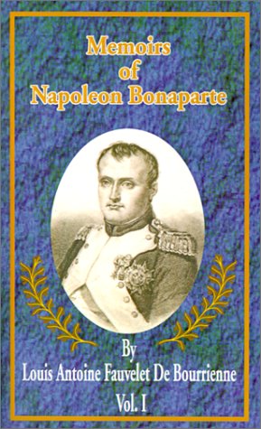 Large book cover: Memoirs of Napoleon Bonaparte