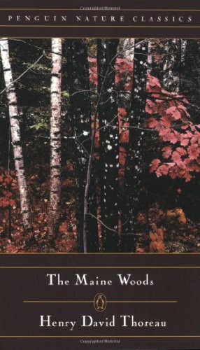 Large book cover: The Maine Woods