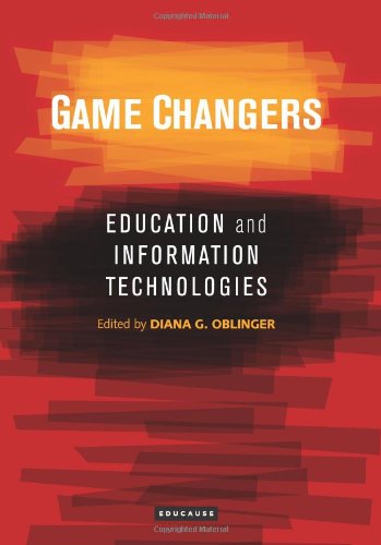 Large book cover: Game Changers: Education and Information Technologies