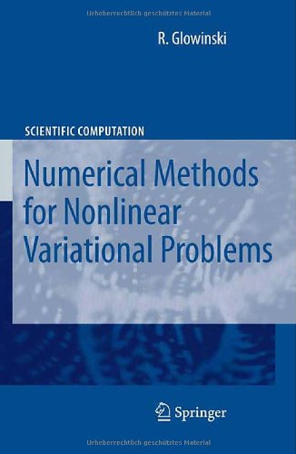 Large book cover: Lectures on Numerical Methods for Non-Linear Variational Problems