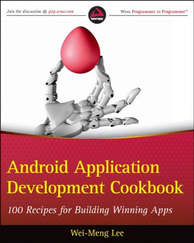 Large book cover: Android Application Development Cookbook