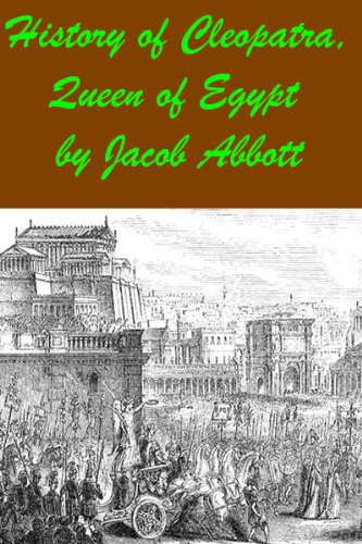 Large book cover: History of Cleopatra, Queen of Egypt