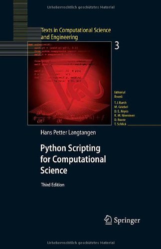 Large book cover: Python Scripting for Computational Science
