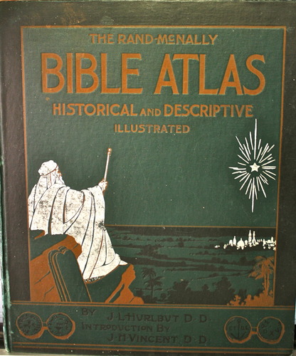 Large book cover: The Rand-McNally Bible Atlas