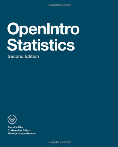 Large book cover: OpenIntro Statistics