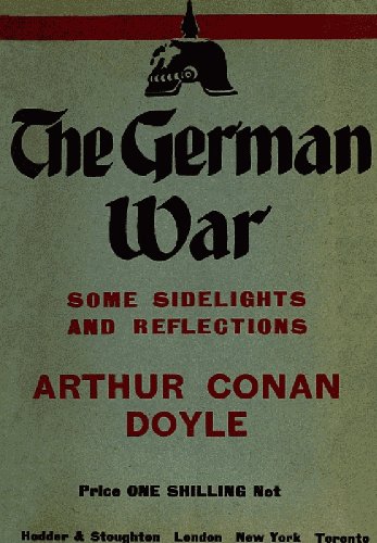 Large book cover: The German War