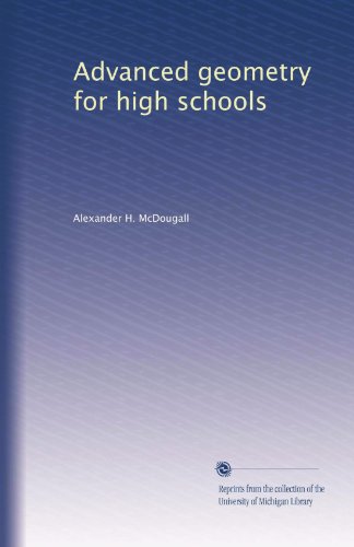 Large book cover: Advanced Geometry for High Schools: Synthetic and Analytical
