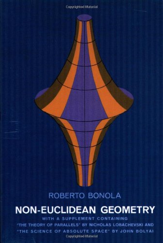Large book cover: Non-Euclidean Geometry: A Critical and Historical Study of its Development
