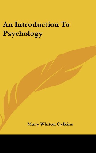 Large book cover: An Introduction To Psychology