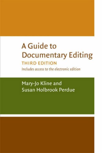 Large book cover: A Guide to Documentary Editing