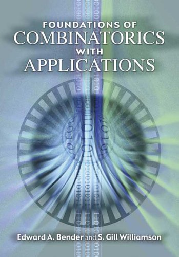 Large book cover: Foundations of Combinatorics with Applications