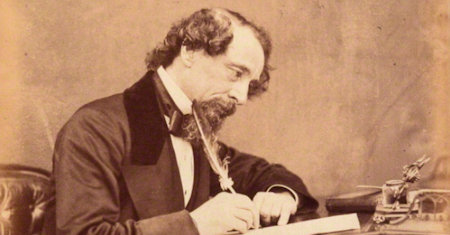 Illustration of Charles Dickens