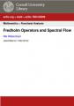 Book cover: Fredholm Operators and Spectral Flow