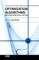 Book cover: Optimization Algorithms: Methods and Applications