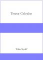 Small book cover: Tensor Calculus