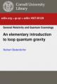 Book cover: An Elementary Introduction to Loop Quantum Gravity