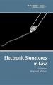 Book cover: Electronic Signatures in Law