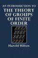Book cover: An Introduction to the Theory of Groups of Finite Order