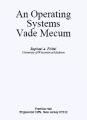 Book cover: An Operating Systems Vade Mecum, Second Edition