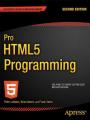 Book cover: Pro HTML5 Programming