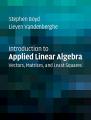 Book cover: Introduction to Applied Linear Algebra: Vectors, Matrices and Least Squares