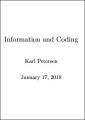 Book cover: Information and Coding