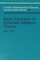 Small book cover: Basic Concepts of Enriched Category Theory