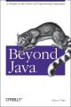 Book cover: Beyond Java