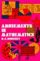 Book cover: Amusements in Mathematics