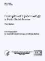 Book cover: Principles of Epidemiology in Public Health Practice