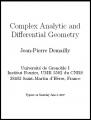 Small book cover: Complex Analytic and Differential Geometry