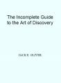 Book cover: The Incomplete Guide to the Art of Discovery
