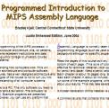 Book cover: Programmed Introduction to MIPS Assembly Language