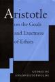 Book cover: Aristotle on the Goals and Exactness of Ethics