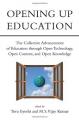 Book cover: Opening Up Education