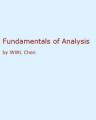 Book cover: Fundamentals of Analysis