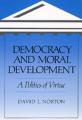 Book cover: Democracy and Moral Development