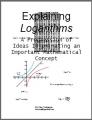 Small book cover: Explaining Logarithms