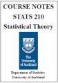 Small book cover: Statistical Theory