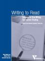 Small book cover: Writing to Read: Evidence for How Writing Can Improve Reading