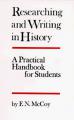 Book cover: Researching and Writing in History