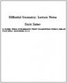 Small book cover: Differential Geometry: Lecture Notes