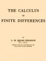 Small book cover: The Calculus Of Finite Differences